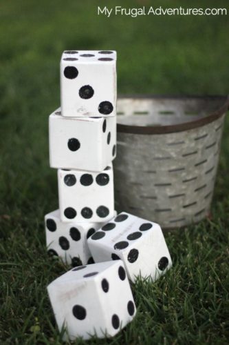 how to make dice for outdoors