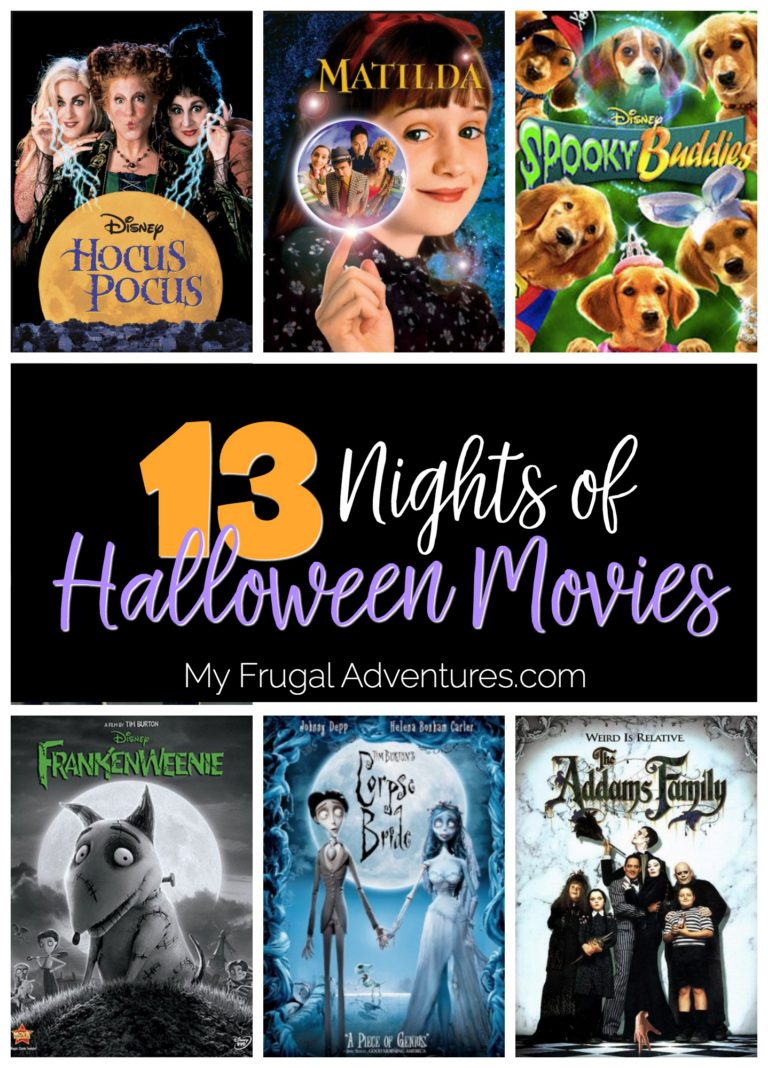 13 Nights of Halloween Movies My Frugal Adventures
