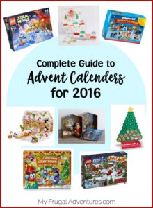 Complete Guide to 2016 Advent Calendars - My Frugal Adventures