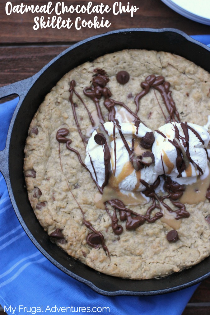 oatmeal-chocolate-chip-skillet-cookie
