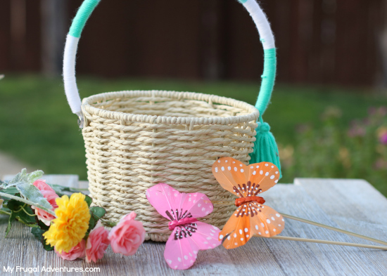 floral easter basket