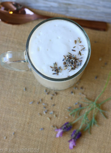 Lavender Coffee Syrup and Latte Recipe - My Frugal Adventures