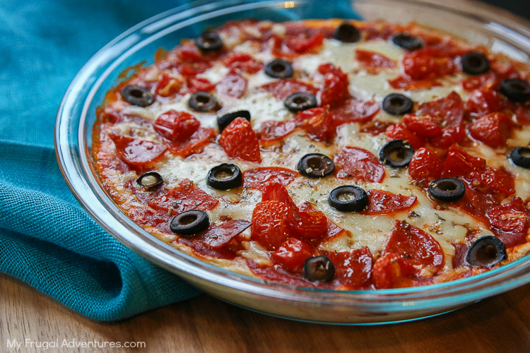 Cheesy Pizza Dip from myfrugaladventures.com Easy pizza dip with three cheeses, pepperoni, olives and italian herbs Perfect game day or Superbowl Party dip