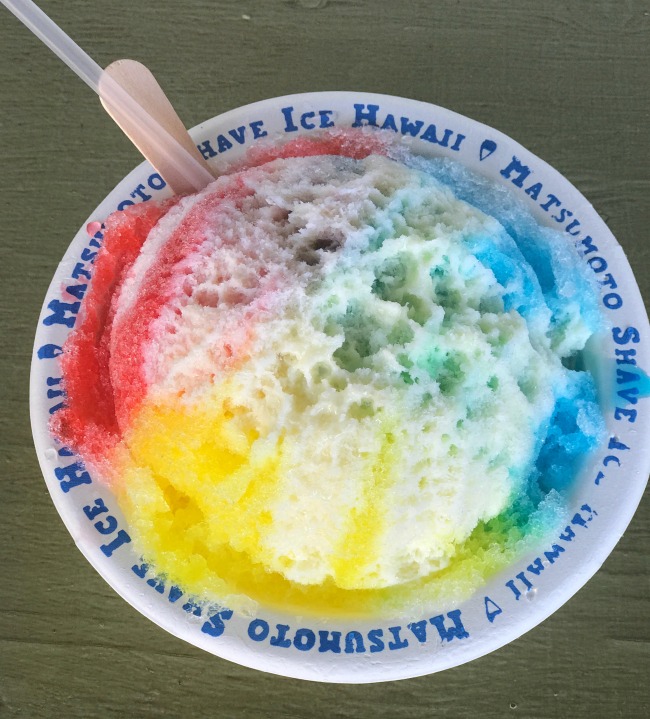 Best places to eat in Oahu on myfrugaladventures.com. Best shaved ice in Oahu at Matsumotos.