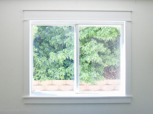 How to Add Trim to Builder Grade Windows - My Frugal Adventures