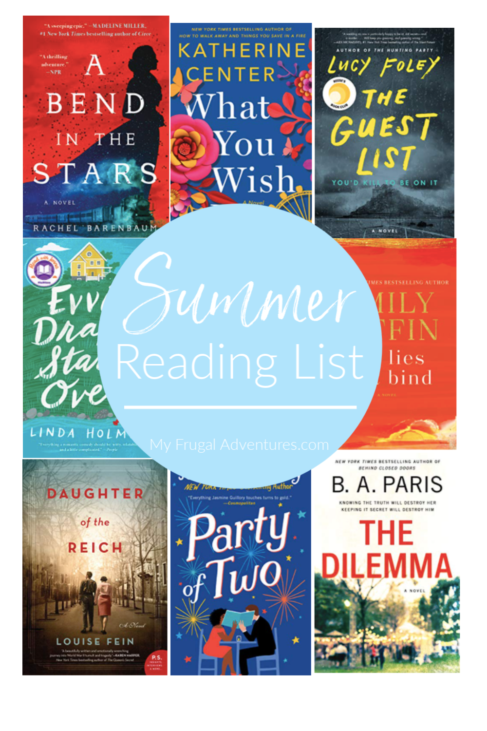 Summer Reading List 2020 - My Frugal Adventures