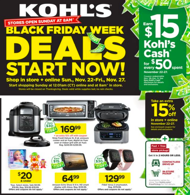 Kohl's Black Friday 2023: deals now live
