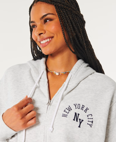 Hollister hoodie womens online sale