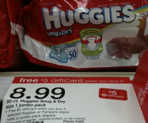 target huggies size 5